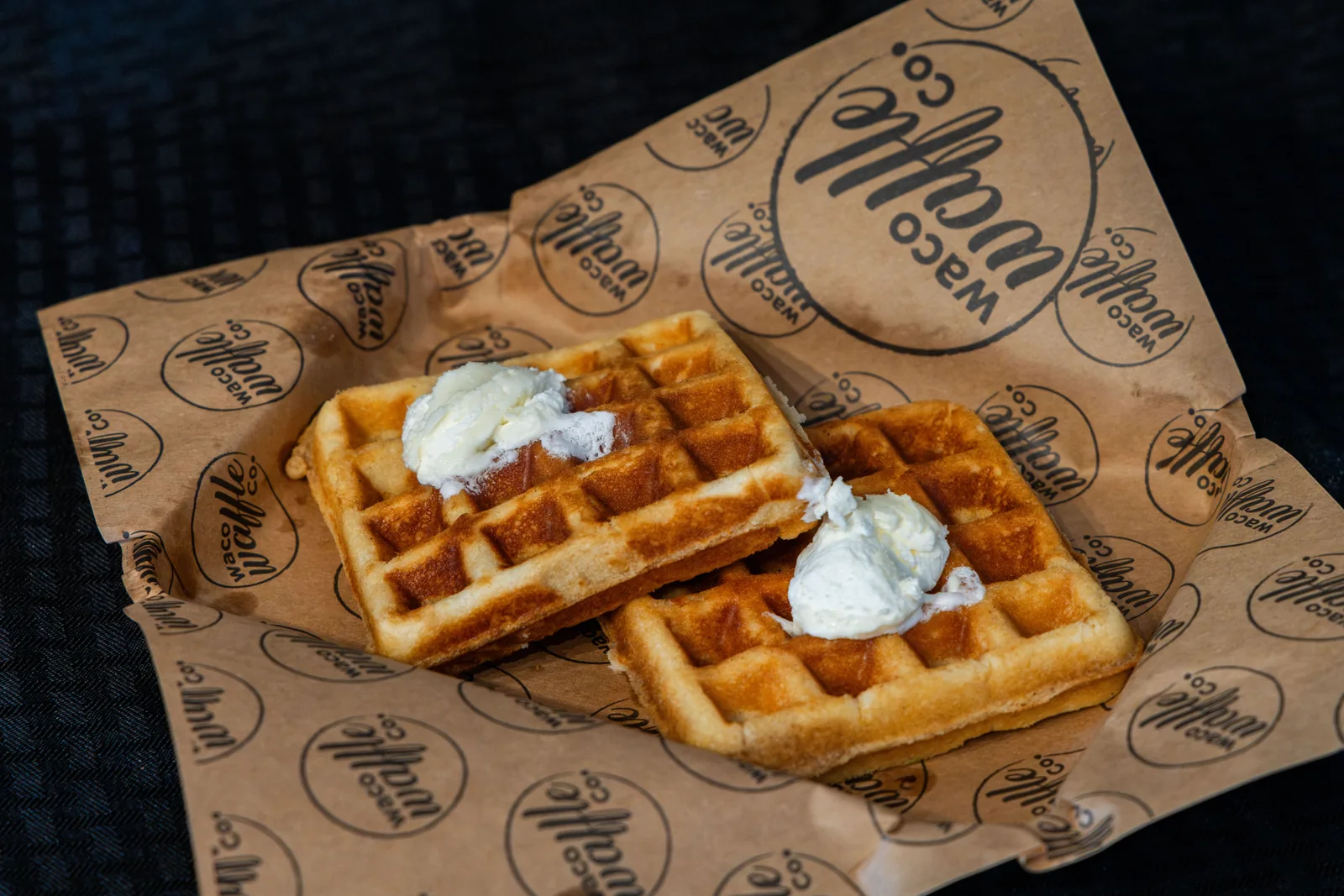 Classic 35, sweet waffles from Waco Waffle Co.